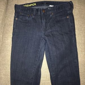 EUC J Crew Stretch Toothpick Jeans Size 25.